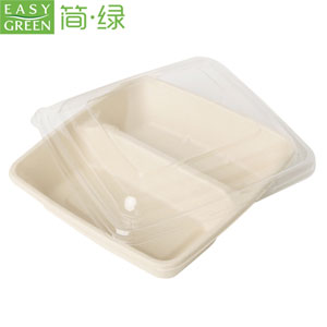 CS1000-2 Bagasse Food Box