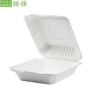 Disposable Eco Friendly Take Out Microwave Safe Cornstarch Food Containers