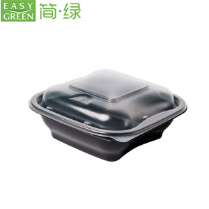 SP Series Easy Green Food Grade Disposable Plastic Square Food Container