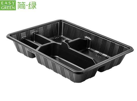 Disposable Lunch Box take-out box thickened with lid black to-go box e –  CokMaster