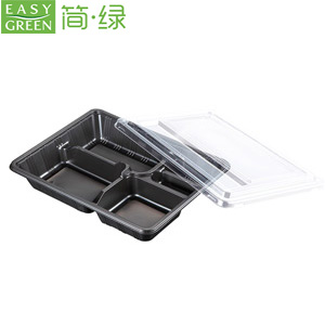 Green Direct Disposable Plastic Deli Containers with Lids Lunch