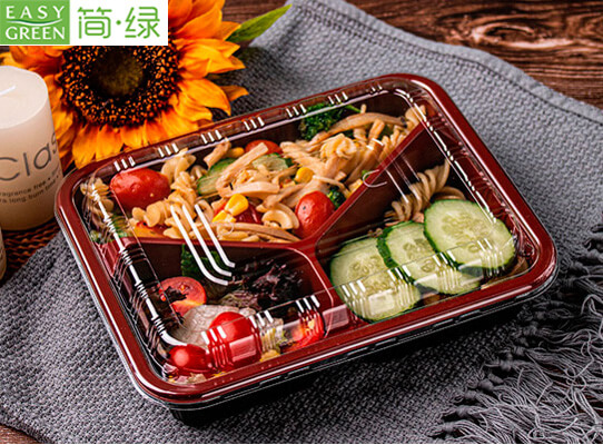 compartment food trays with lids