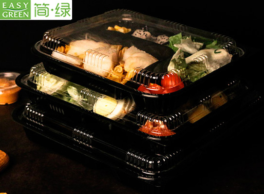 compartment food trays with lids