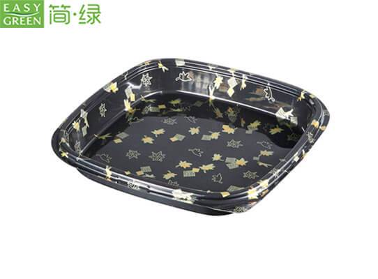 biodegradable meal tray with lid