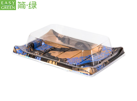 disposable plastic sushi tray