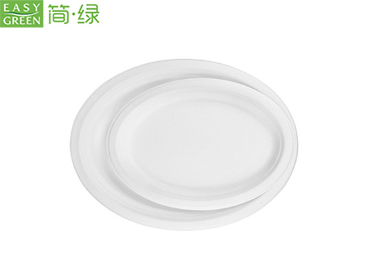 white plastic party plates