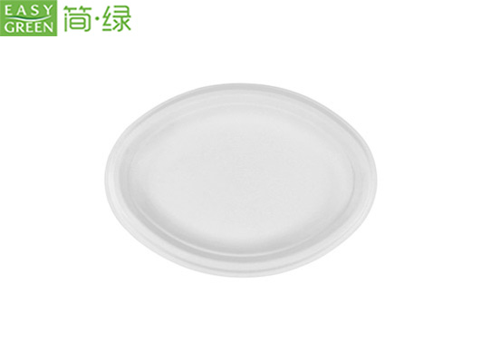 white plastic salad plates