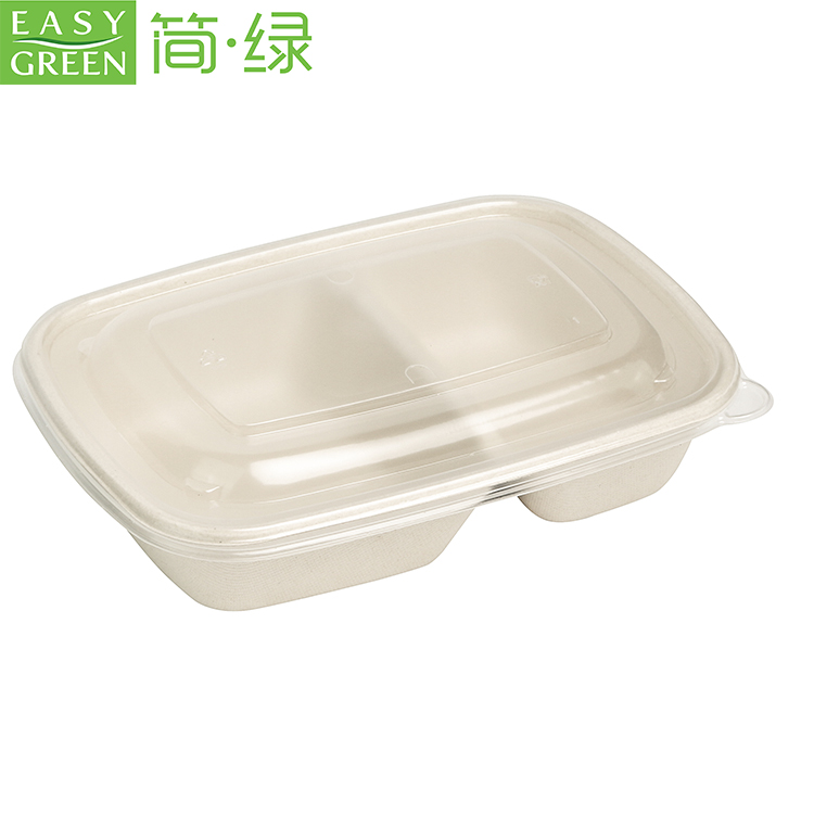 222x192mm PP 4 Compartment Food Tray , Disposable Take Out Food Containers