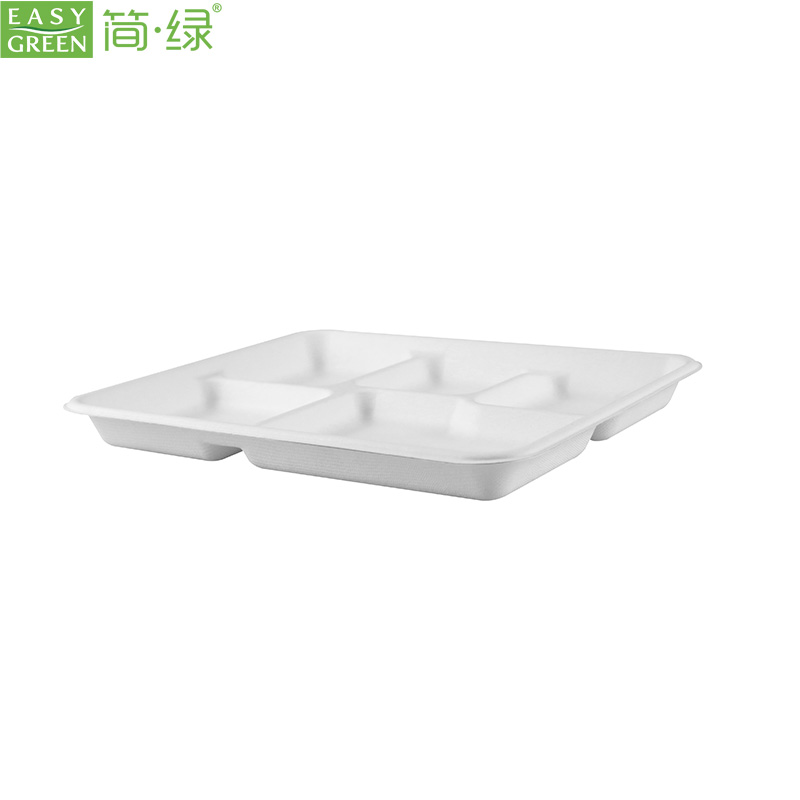 Disposable Plastic Food Container With Anti-Fog Lid - Easy Green