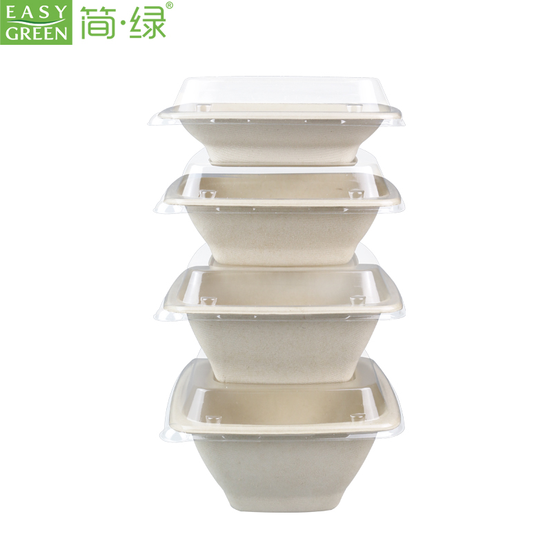 Bowl Réutilisable 16,5x16,5x5cm 500ml PP 15 Bacs + Couvercles - Emballer et  conserver 