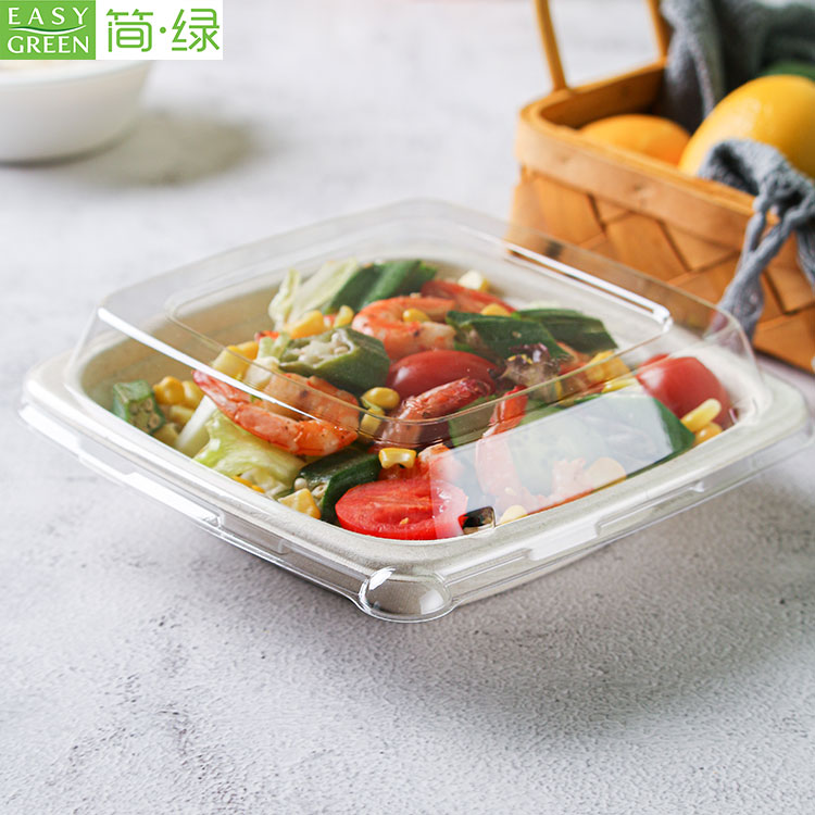 16oz Biodegradable Bowls Bulk With Lid For Disposable Food