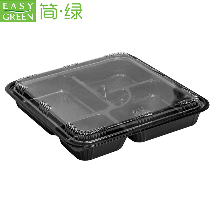 Disposable Plastic Food Container With Anti-Fog Lid