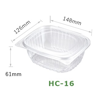 size of disposable salad containers wholesale