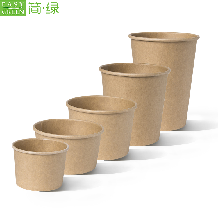 Natural Kraft Paper Soup Cup