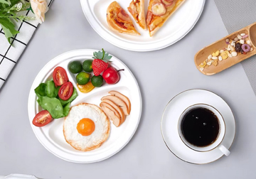 Disposable Sugarcane Bagasse Plates from Easy Green