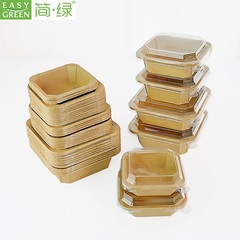 Kraft Paper Octagonal Bowl