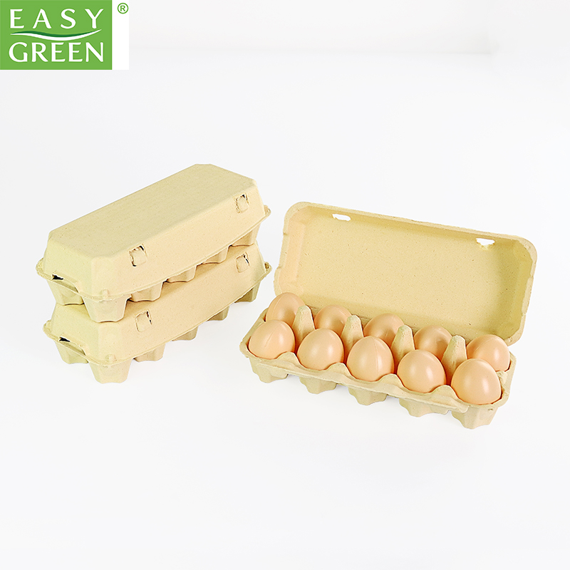 Easy Green Bagasse Rectangular Pulp Egg Tray