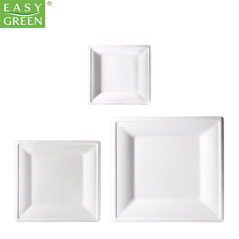 ST Series Bagasse Square Paper Plate