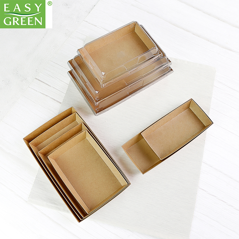 Sushi Takeaway Container Disposable With Lid For Biodegradable Food