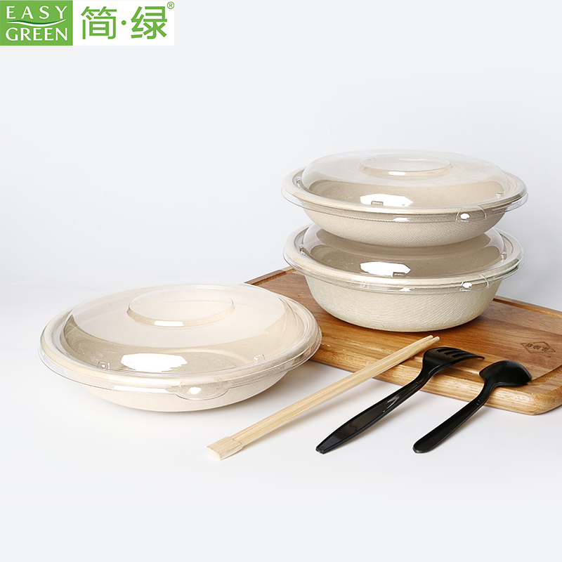EG-24 / EG-32 Round Disposable salad bowls with lids